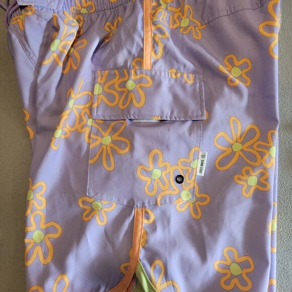 Sovereign Code Purple Flower Swim Bottom Short Men Size Medium - Picture 8 of 9